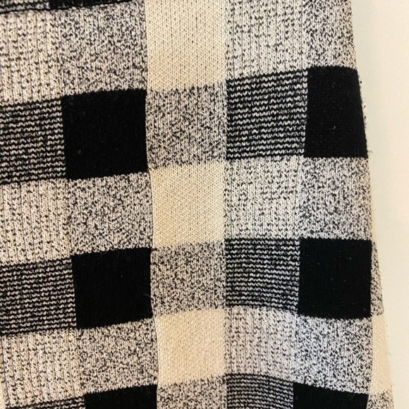 Theory 90s Plaid Buffalo Check Fitted Knit Mini Skirt - Picture 8 of 8
